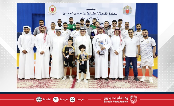 رئيس الأمن العام يشهد ختام بطولة الشرطة المفتوحة ويتوج فريق الإدارة العامة للمرور بلقب البطولة